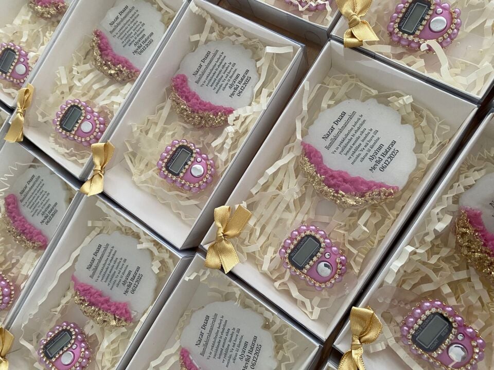 Kutulu Taşlı Magnet Zikirmatik Hediyelik