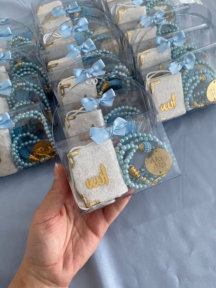 Çantalı Mini Kuranlı Tesbih Hediyeliği
